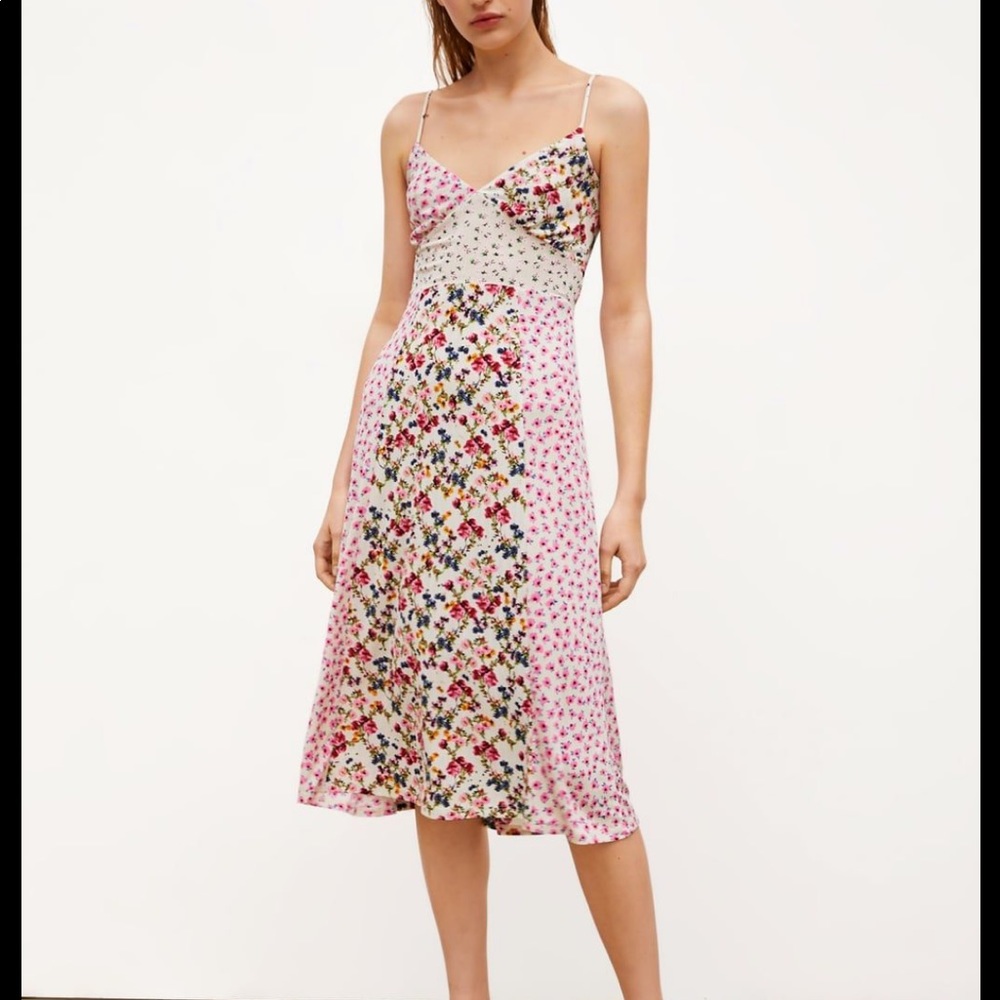 Zara Floral Midi Dress -  small